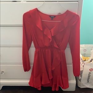 Super cute red express dress